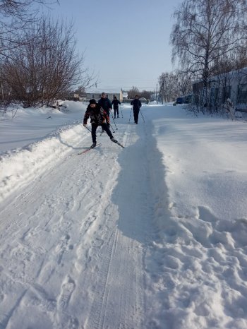 Лыжные соревнования.